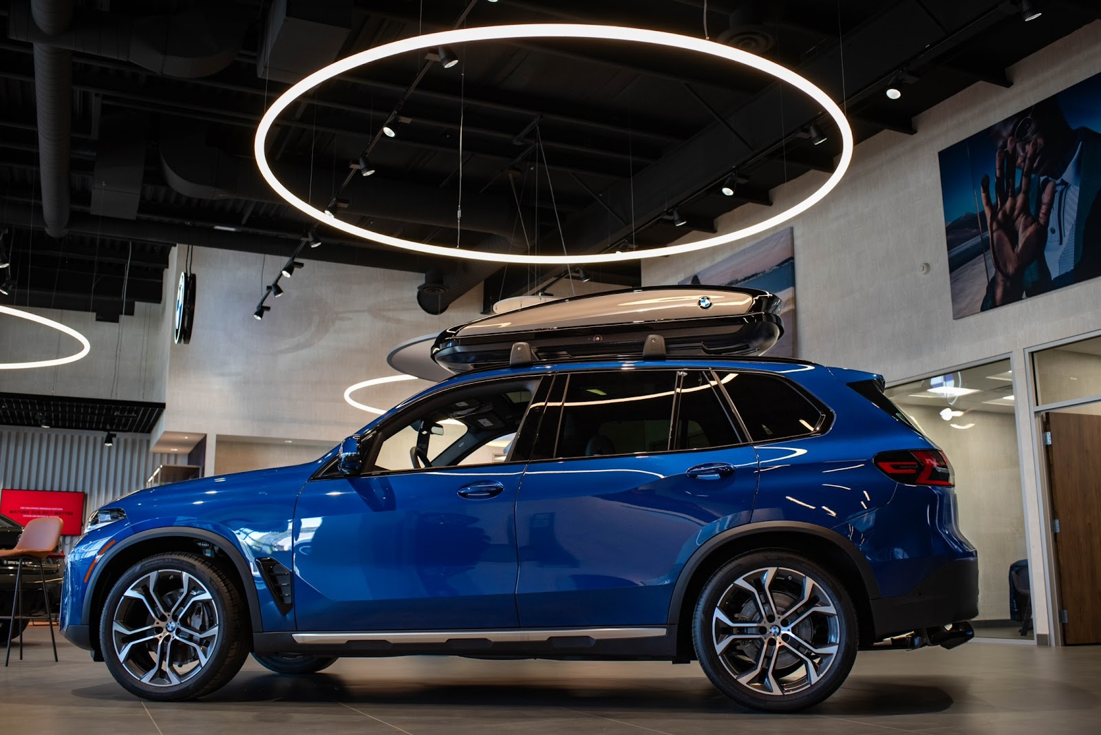 BMW X5 on the showroom floor