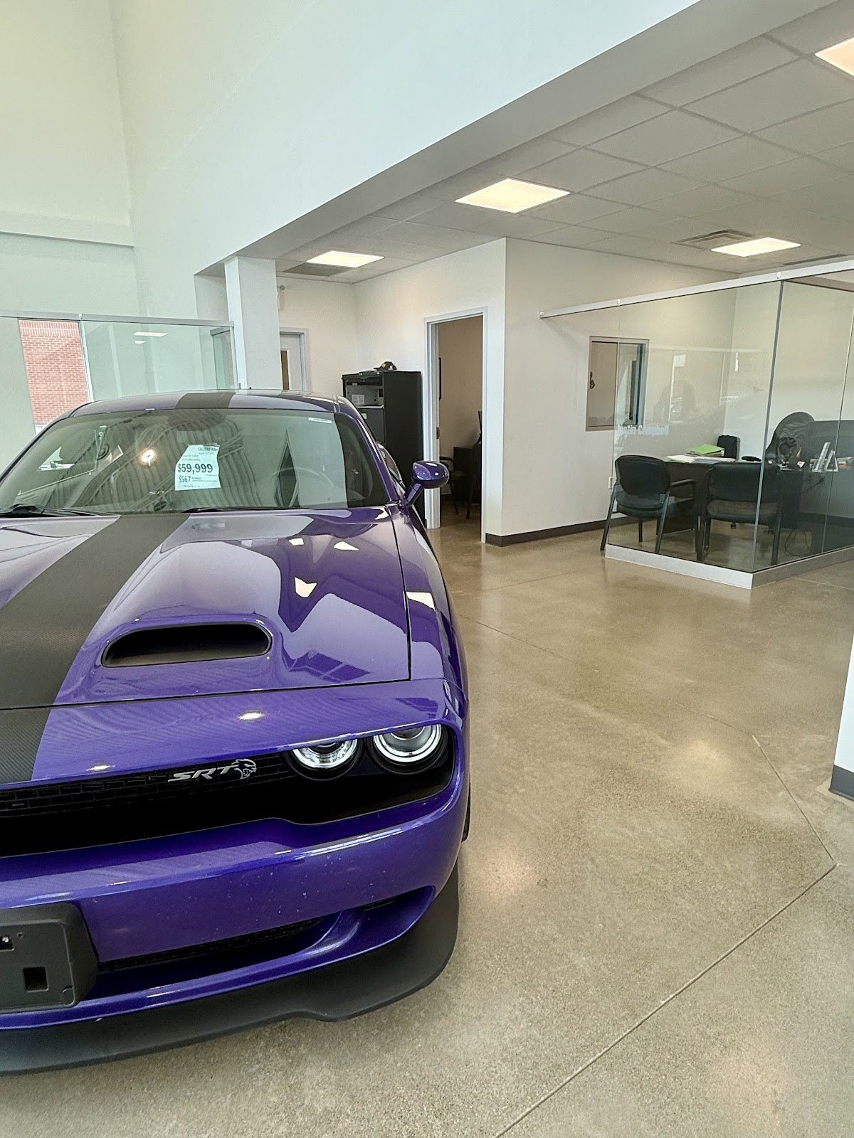 Vehicle on the Progressive Auto Sales showroom floor