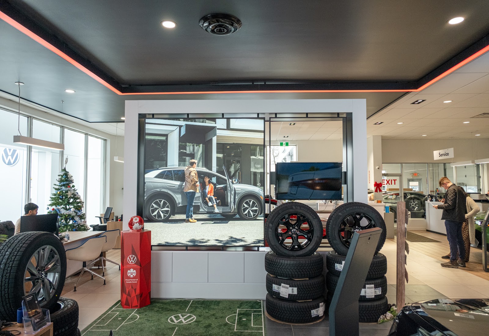 Sarnia Volkswagen showroom display