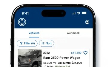 Mobile bidding app preview